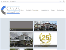 Tablet Screenshot of caval.com